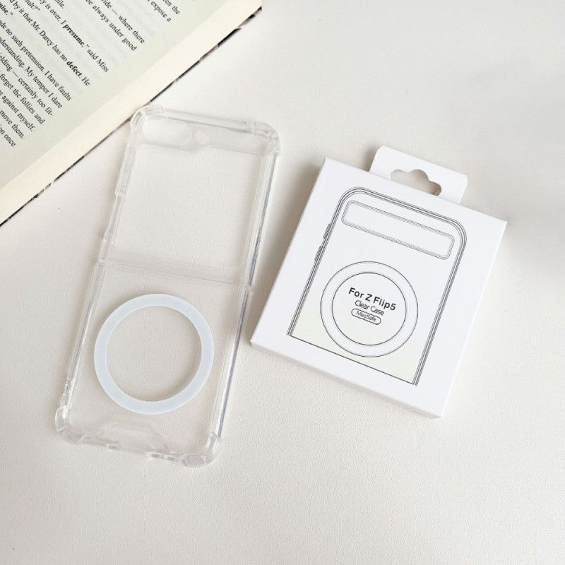 Deksel Samsung Galaxy Z Flip 5 Transparent Magsafe-kompatibel