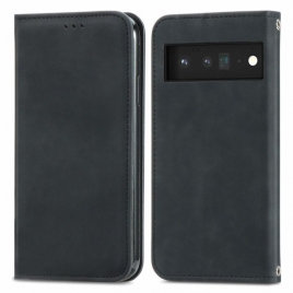 Beskyttelse Deksel Til Google Pixel 6 Pro Folio Deksel Skin-touch Vintage Design