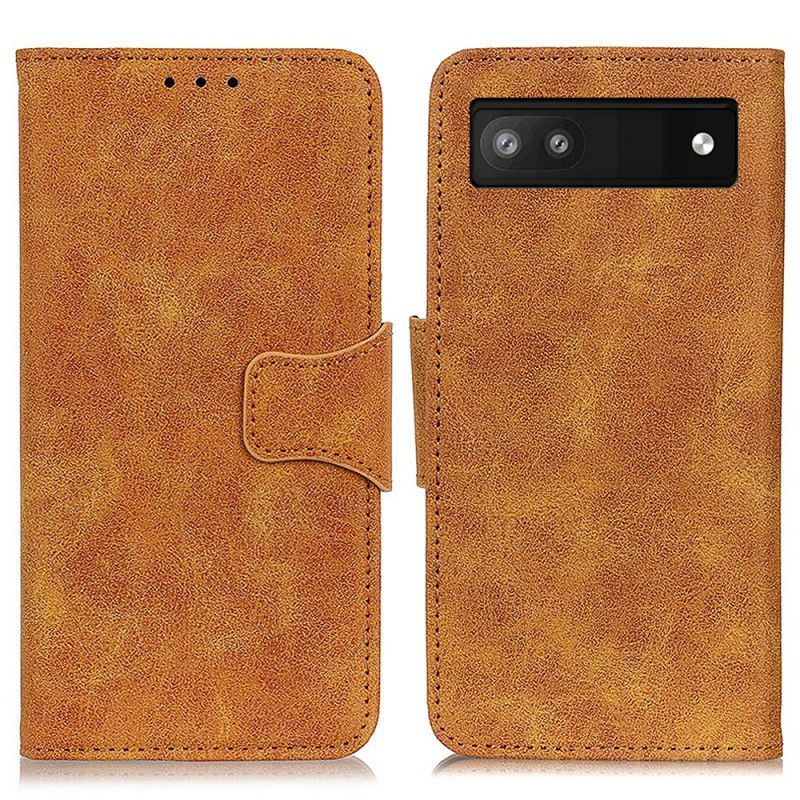 Folio Deksel Til Google Pixel 6 Pro Vintage Split Leather