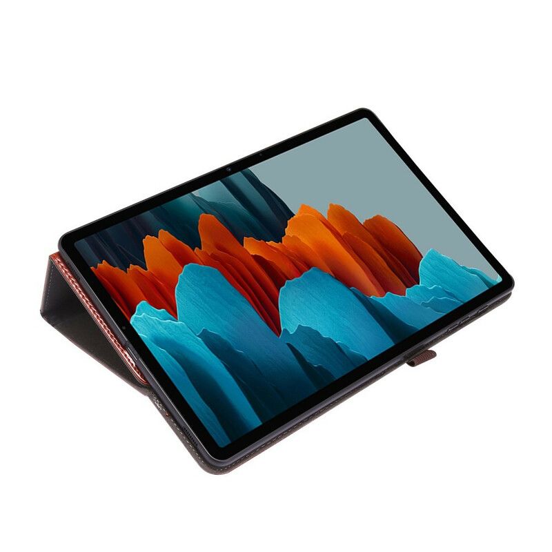 Case Til Samsung Galaxy Tab S7 Plus / Tab S8 Plus 2 Skodder I Kunstskinn