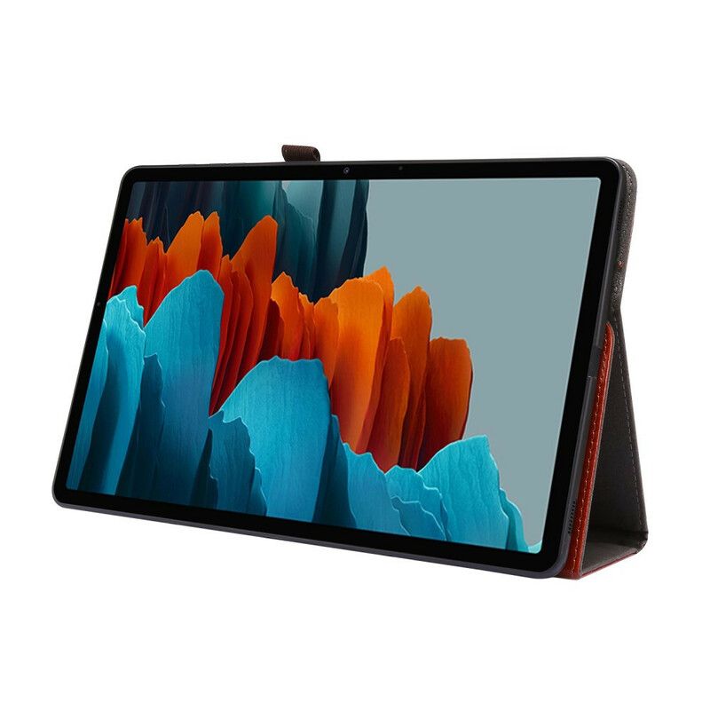 Case Til Samsung Galaxy Tab S7 Plus / Tab S8 Plus 2 Skodder I Kunstskinn