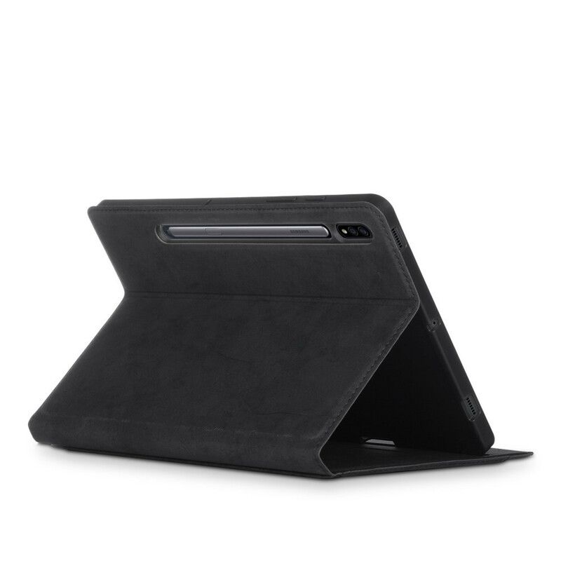 Etui Til Samsung Galaxy Tab S7 Plus / Tab S8 Plus Forretningsskinneffekt