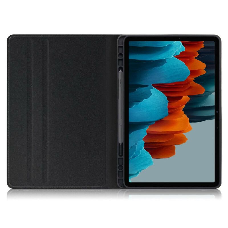 Etui Til Samsung Galaxy Tab S7 Plus / Tab S8 Plus Forretningsskinneffekt