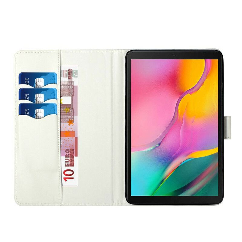 Folio Deksel Til Samsung Galaxy Tab S7 Plus / Tab S8 Plus Sommerfuglfe