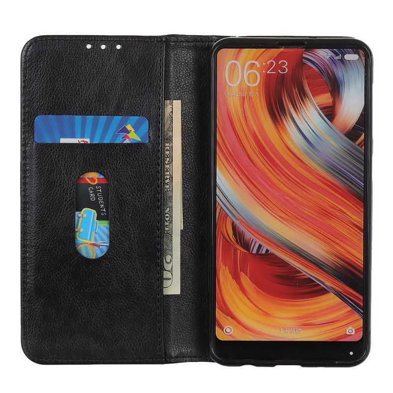 Beskyttelse Deksel Til Alcatel 1S / 3L (2021) Folio Deksel Elegance Split Litchi Leather