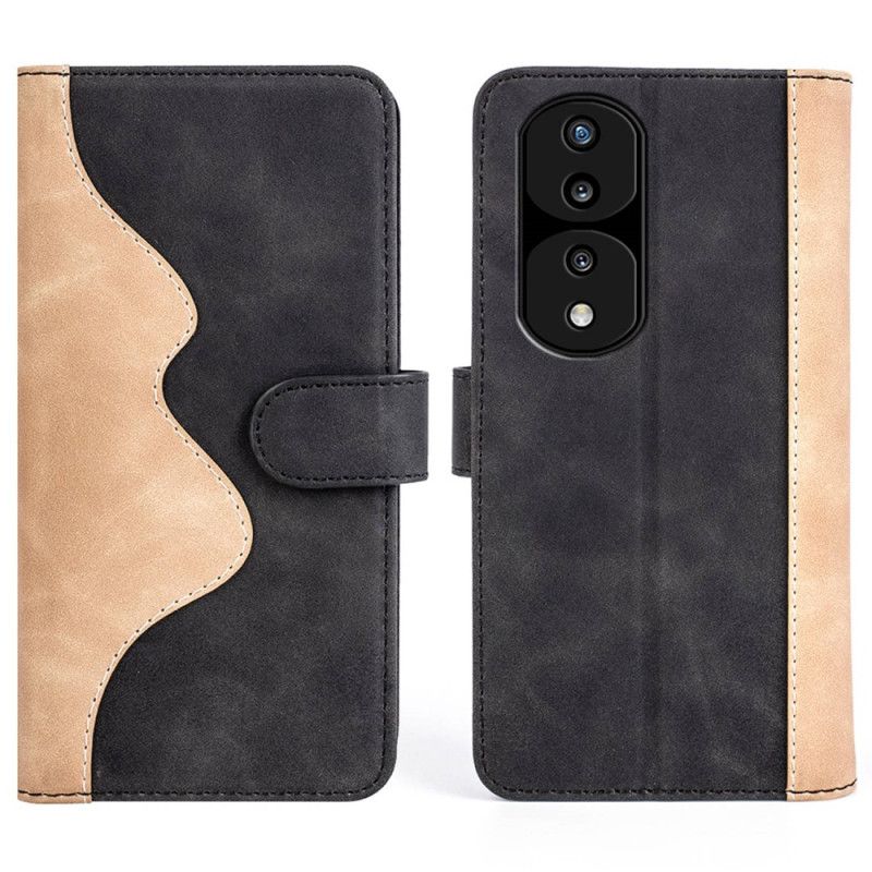 Folio Deksel Til Honor 70 Wave Leather Style