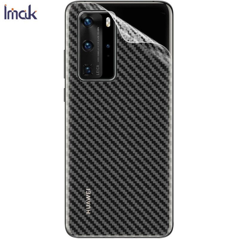 Bakfilm For Huawei P40 Carbon Style Imak