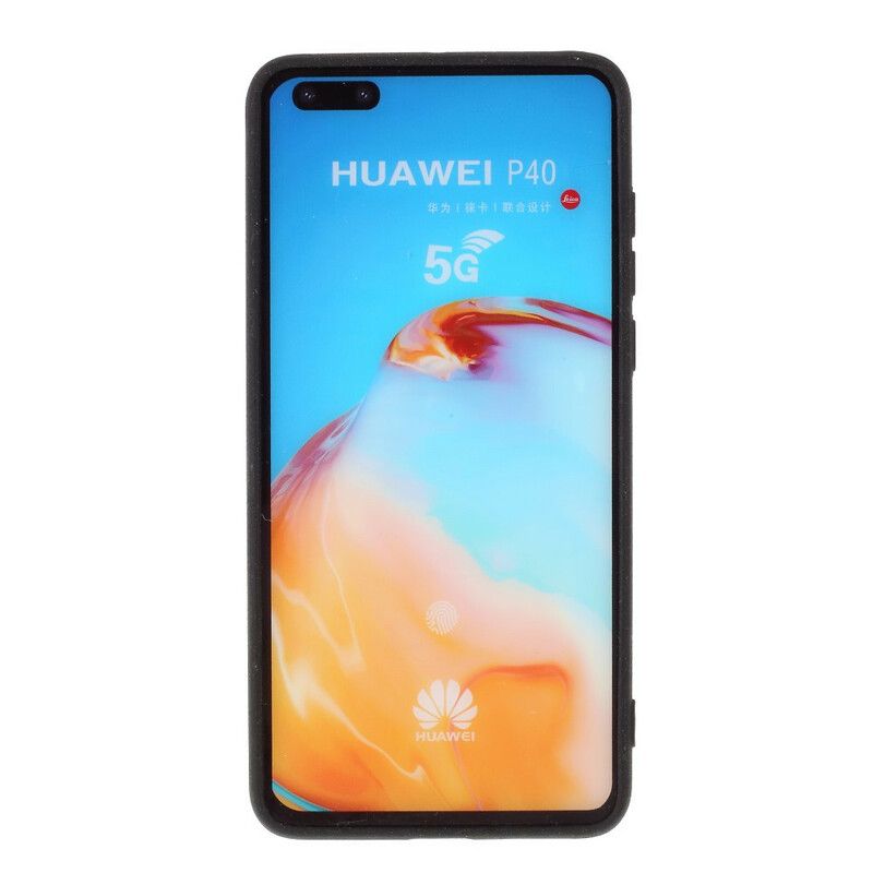 Deksel Til Huawei P40 Glitter Matt