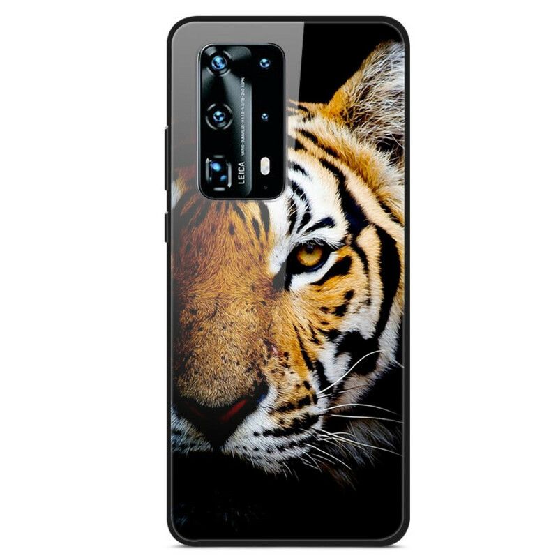 Deksel Til Huawei P40 Realistisk Tigerherdet Glass