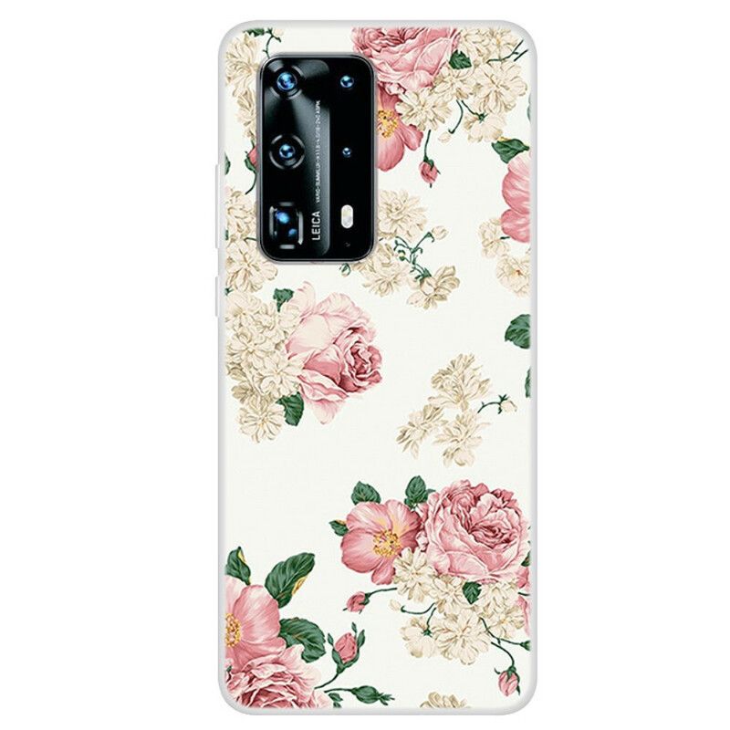 Mobildeksel Til Huawei P40 Liberty Flowers