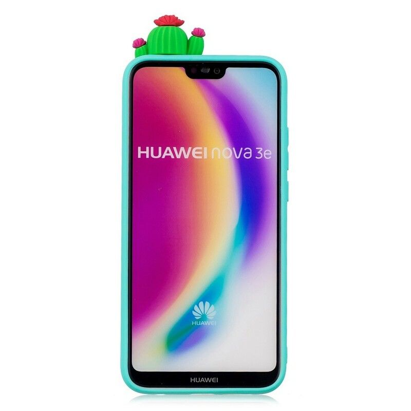 Deksel Til Huawei P20 Lite 3d Cactus Madness