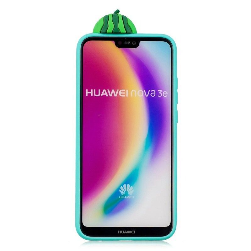 Deksel Til Huawei P20 Lite 3d Vannmelon