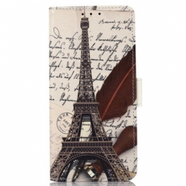 Lærdeksel Til OnePlus Nord CE 3 Lite 5G Poetens Eiffeltårn