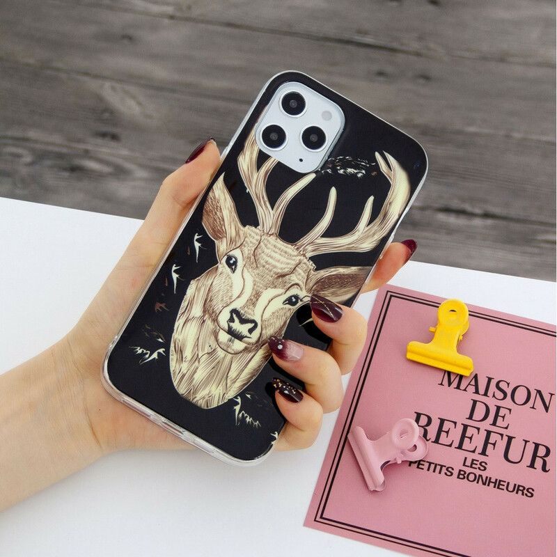 Deksel Til iPhone 12 Pro Max Fluorescerende Majestic Stag