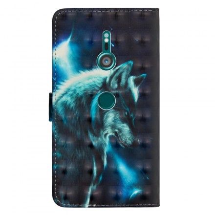 Lærdeksel Til Sony Xperia XZ3 Majestic Wolf