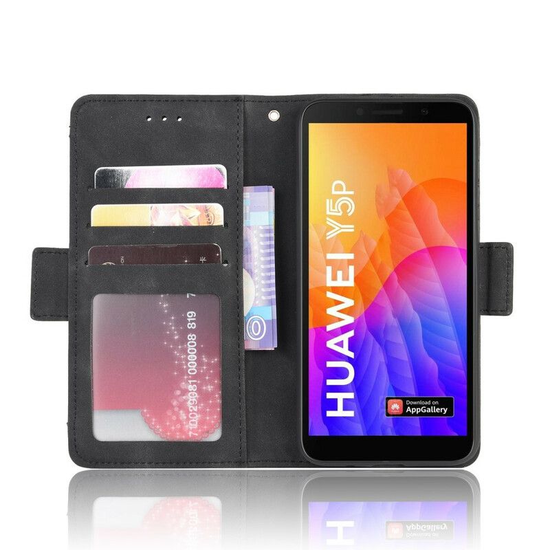 Lærdeksel Til Huawei Y5p Førsteklasses Multikort