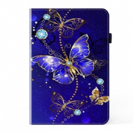 Etui Samsung Galaxy Tab S9 Fe Diamantsommerfugler