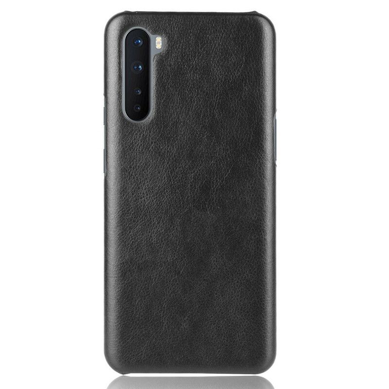 Deksel Til OnePlus Nord Performance Litchi Leather Effect