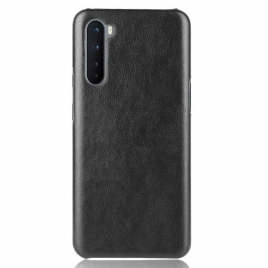 Deksel Til OnePlus Nord Performance Litchi Leather Effect