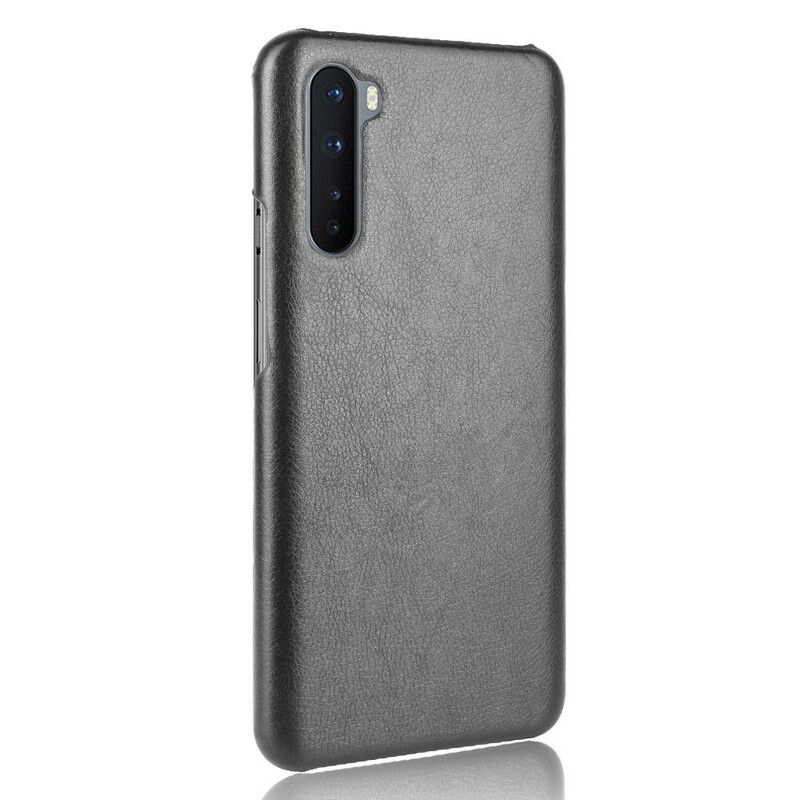 Deksel Til OnePlus Nord Performance Litchi Leather Effect