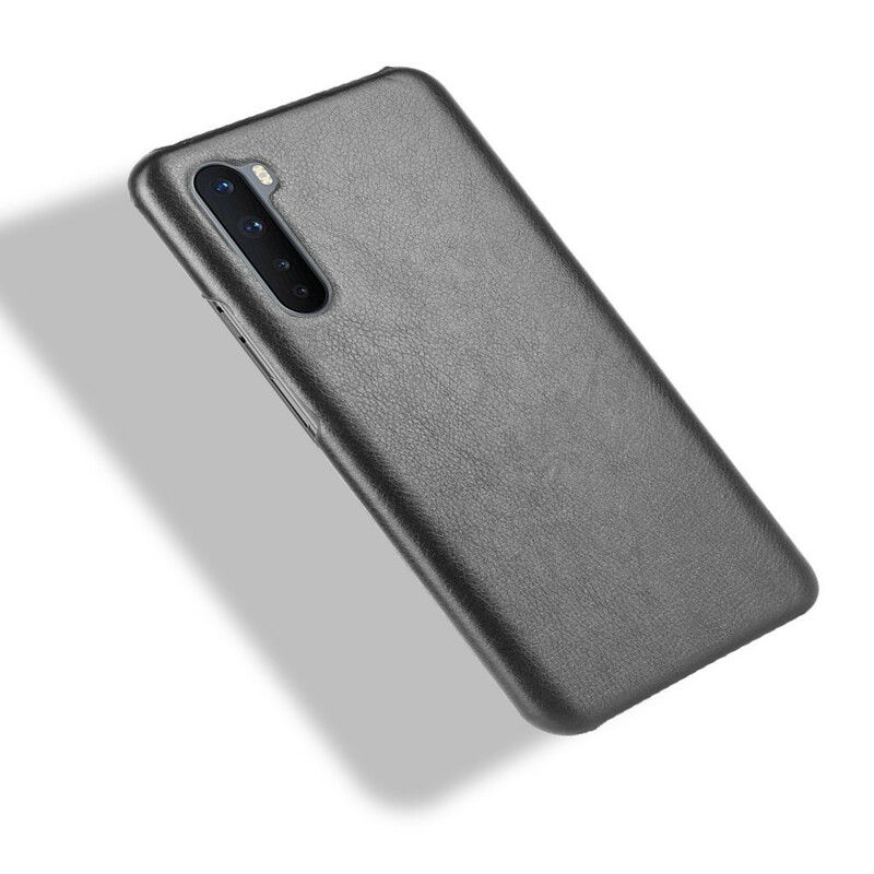 Deksel Til OnePlus Nord Performance Litchi Leather Effect