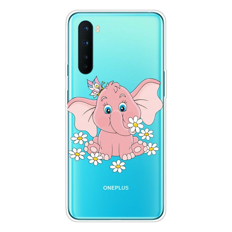 Deksel Til OnePlus Nord Pink Elephant Transparent