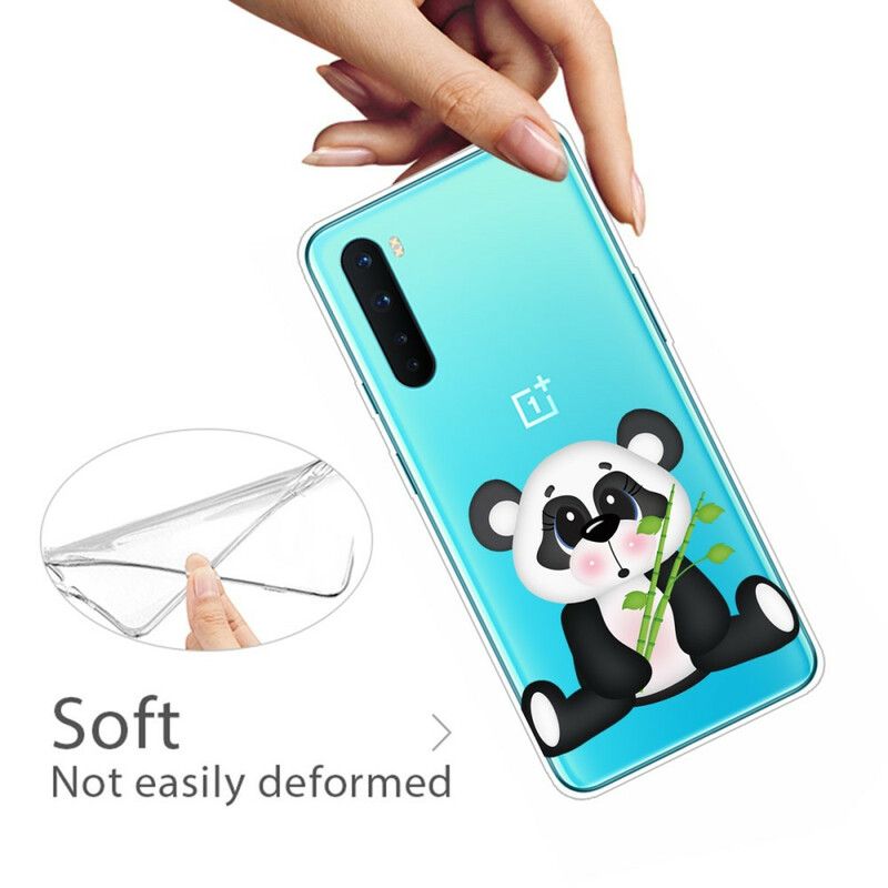 Deksel Til OnePlus Nord Transparent Trist Panda