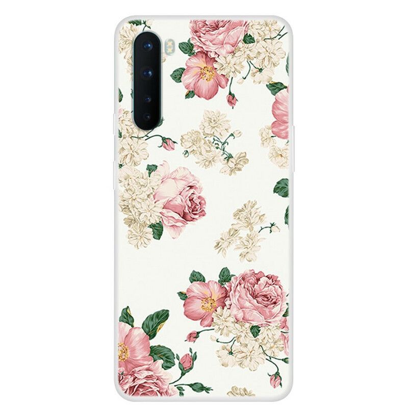 Mobildeksel Til OnePlus Nord Liberty Flowers Transparent