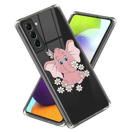 Deksel Samsung Galaxy S24 Plus 5g Mobildeksel Rosa Elefant