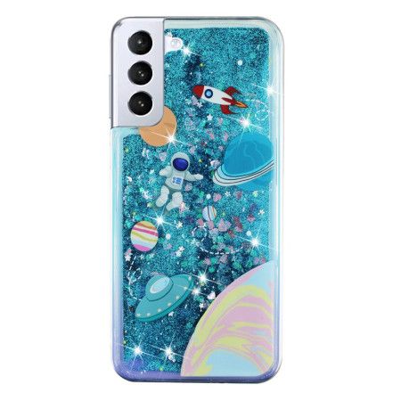 Deksel Samsung Galaxy S24 Plus 5g Universe Glitter Liquid