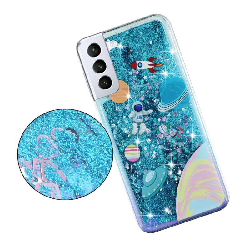 Deksel Samsung Galaxy S24 Plus 5g Universe Glitter Liquid