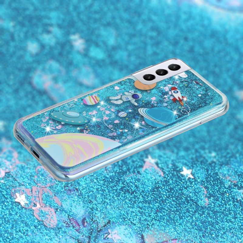 Deksel Samsung Galaxy S24 Plus 5g Universe Glitter Liquid