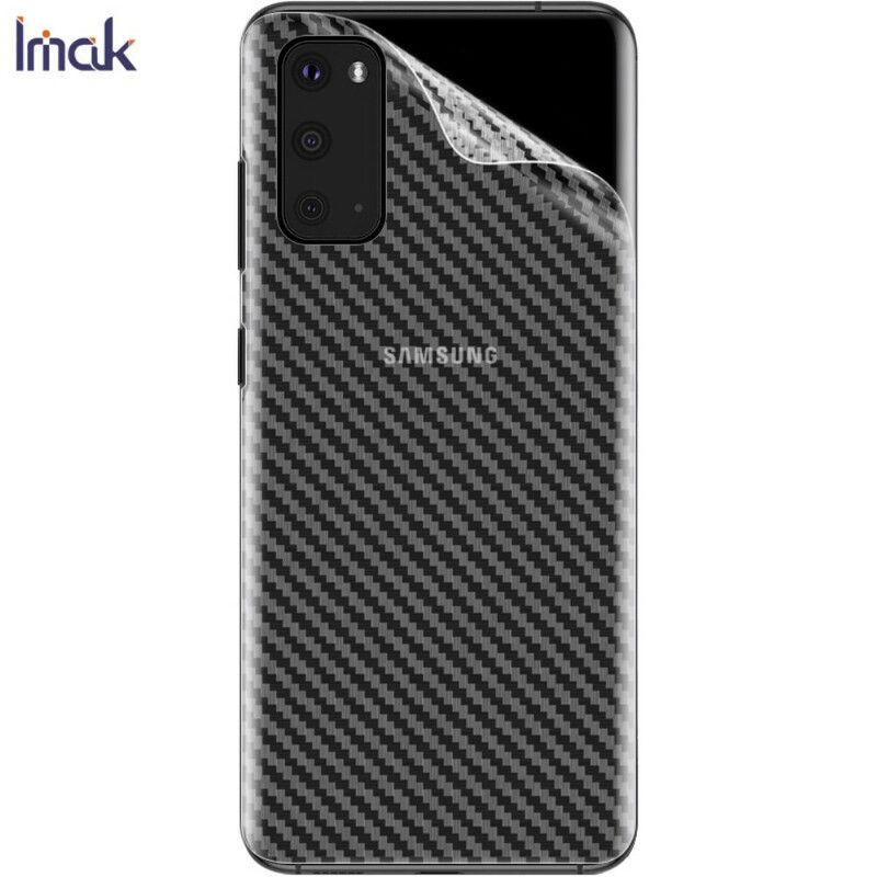 Bakfilm For Samsung Galaxy S20 Carbon Style Imak