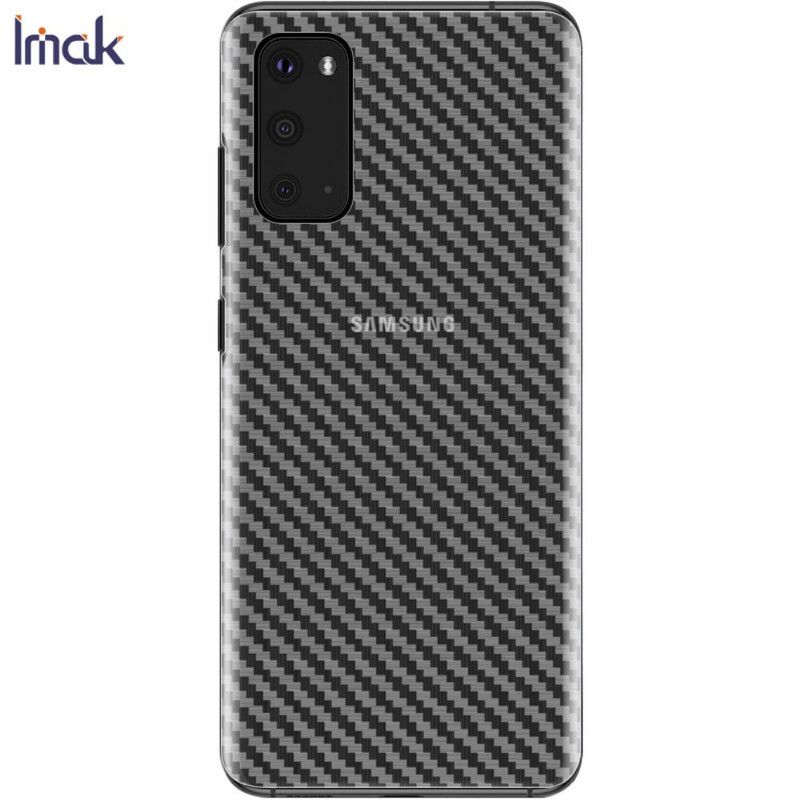 Bakfilm For Samsung Galaxy S20 Carbon Style Imak