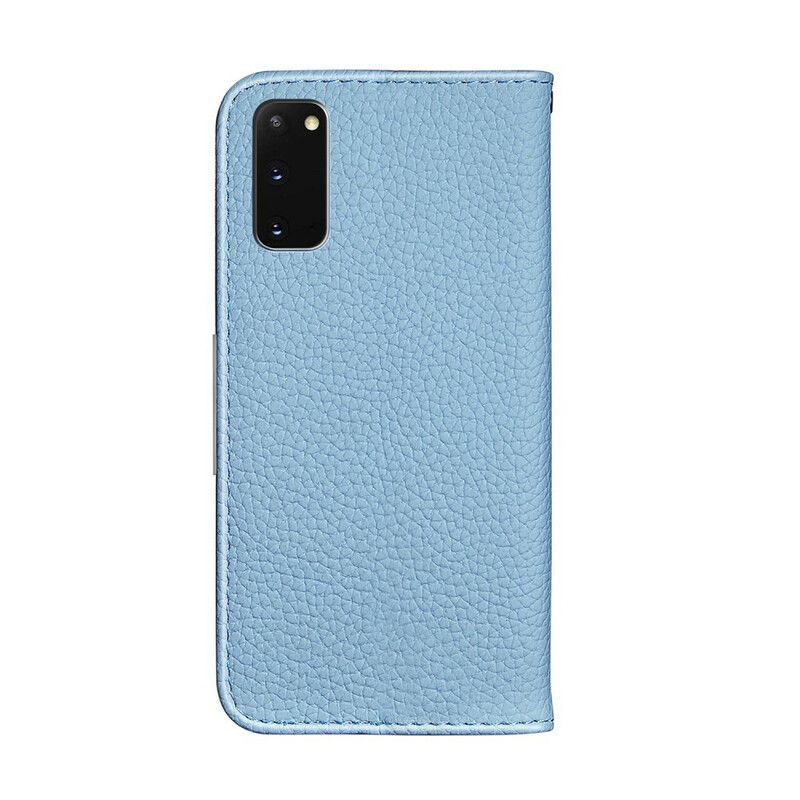 Beskyttelse Deksel Til Samsung Galaxy S20 Folio Deksel Ultra Chic Lychee Imitert Skinn