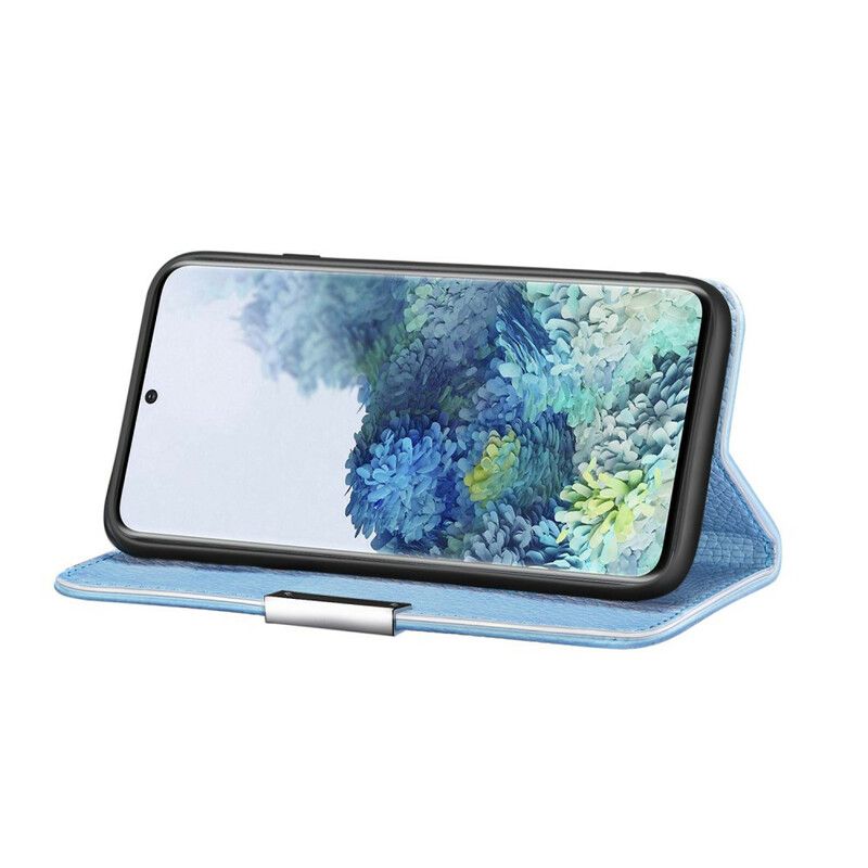 Beskyttelse Deksel Til Samsung Galaxy S20 Folio Deksel Ultra Chic Lychee Imitert Skinn