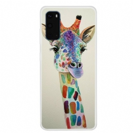 Deksel Til Samsung Galaxy S20 Fargerik Giraff