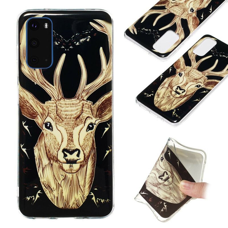 Deksel Til Samsung Galaxy S20 Fluorescerende Majestic Stag