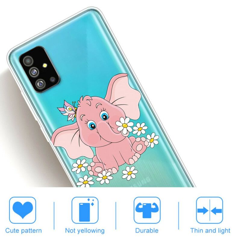 Deksel Til Samsung Galaxy S20 Pink Elephant Transparent