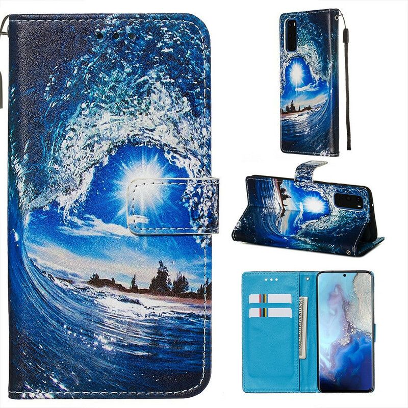 Folio Deksel Til Samsung Galaxy S20 Kiff The Wave