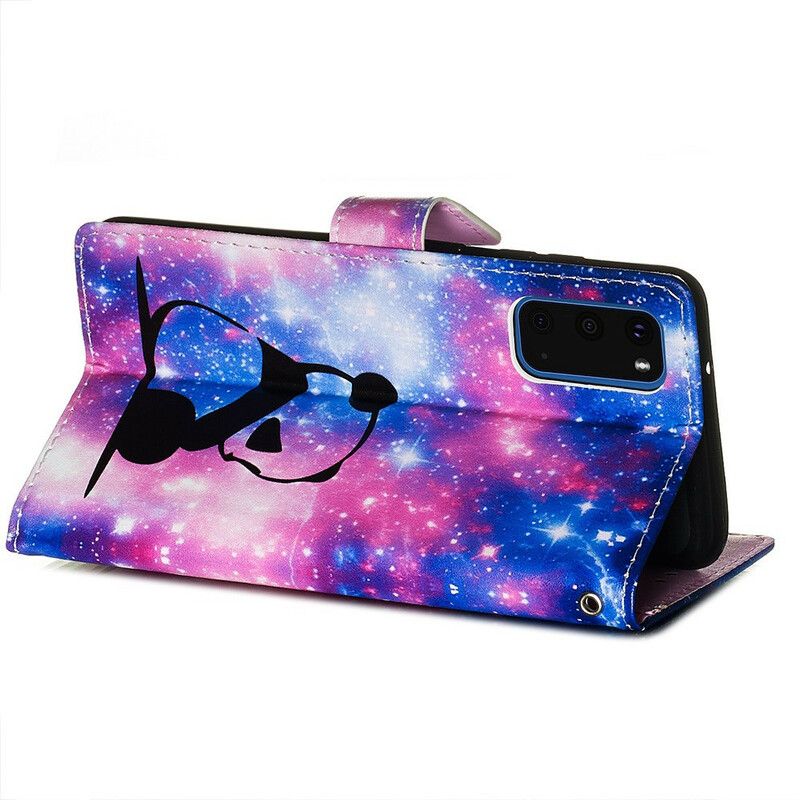 Folio Deksel Til Samsung Galaxy S20 Panda Galaxy