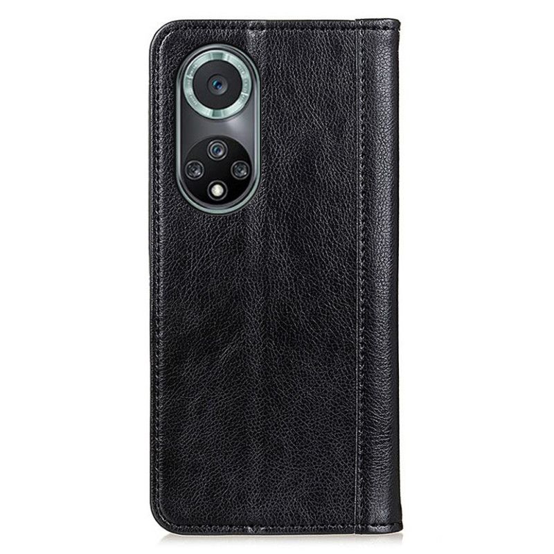 Beskyttelse Deksel Til Huawei Nova 9 Pro / Honor 50 Pro Folio Deksel Elegance Split Litchi Leather