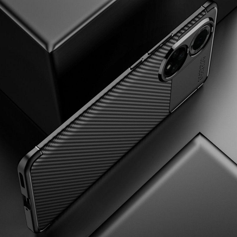 Deksel Til Huawei Nova 9 Pro / Honor 50 Pro Fleksibel Karbonfiber