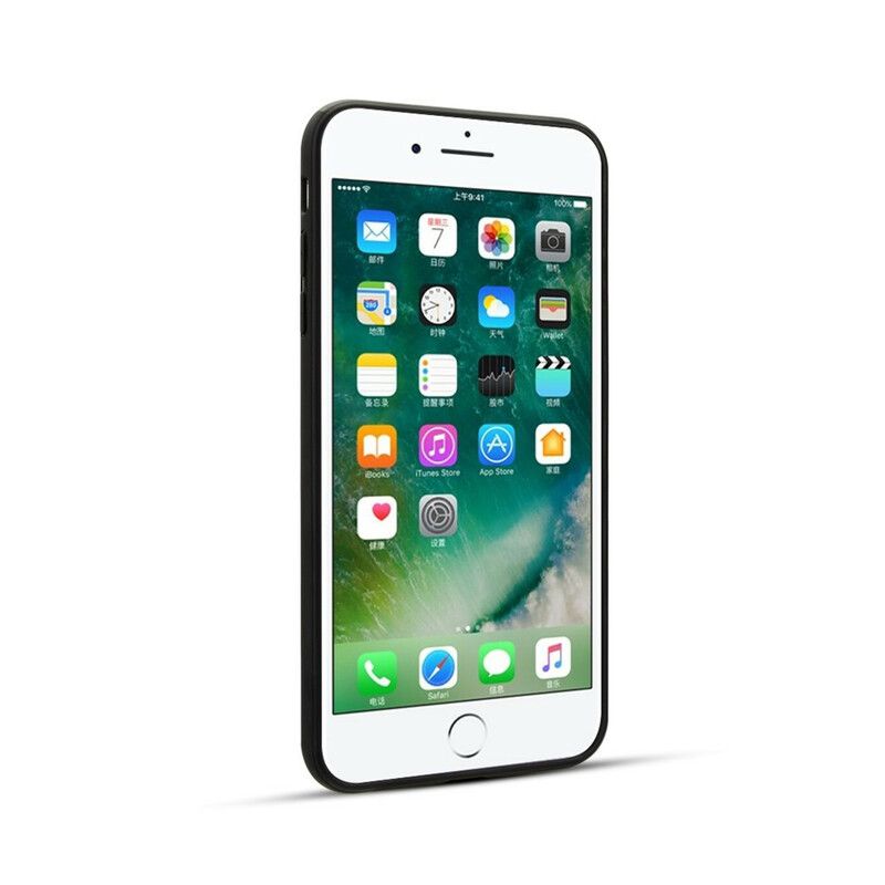 Deksel Til iPhone 8 Plus / 7 Plus Ekte Litchi-skinn