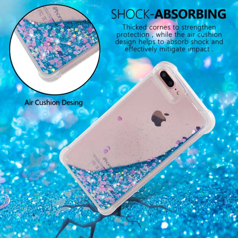 Deksel Til iPhone 8 Plus / 7 Plus Ønsker Glitter