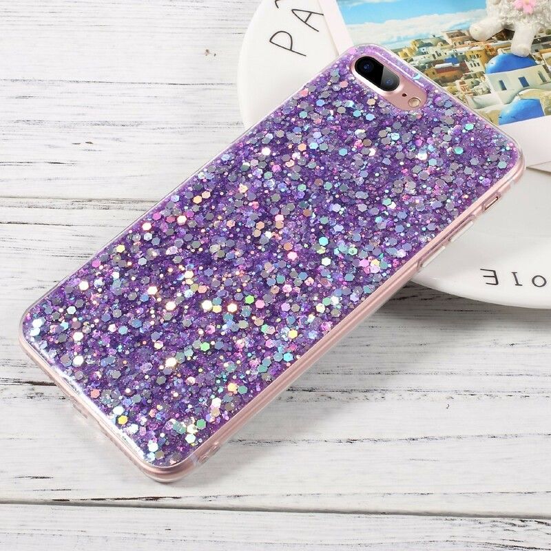 Deksel Til iPhone 8 Plus / 7 Plus Premium Glitter