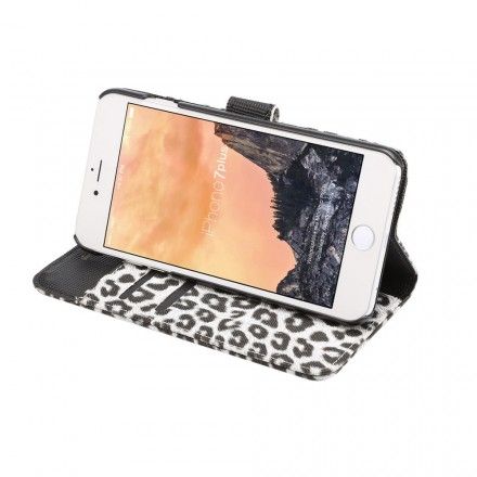 Lærdeksel Til iPhone 8 Plus / 7 Plus Leopard