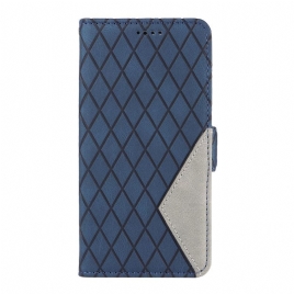 Lærdeksel Folio Deksel Xiaomi 14 Ultra Mobildeksel Strappy Diamonds