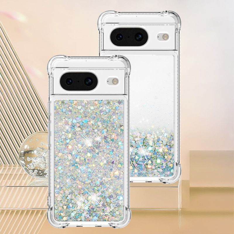 Deksel Google Pixel 8 Mobildeksel Glitter