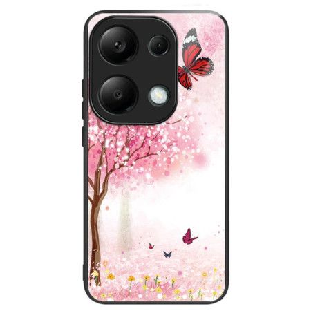 Deksel Xiaomi Redmi Note 13 Pro 4g Mobildeksel Kirsebærblomster Av Herdet Glass